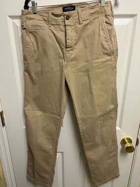 American Eagle Outfitters Khaki Slim Straight Chino Pants